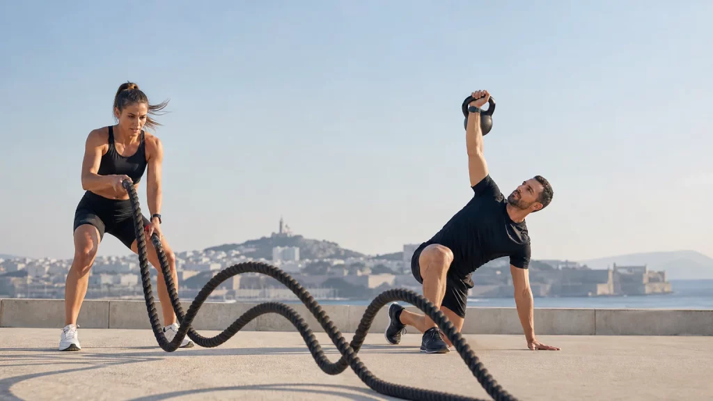 Séance de Cross Training en plein air à Marseille